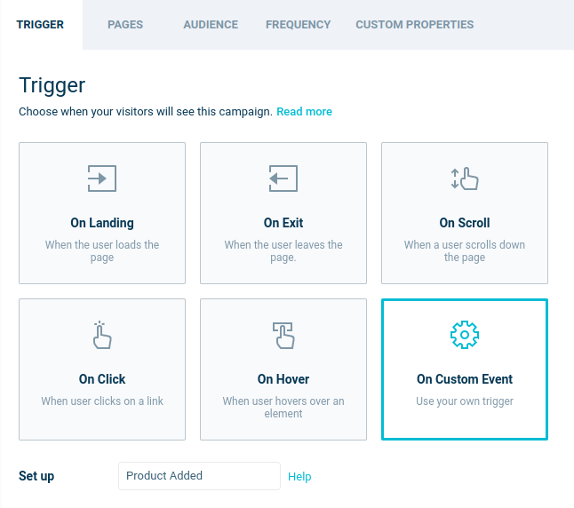 Event Product Added